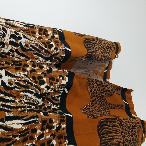 {J.K.S. designs} Tiger Print Sleeveless Duster - Picture 7 of 12